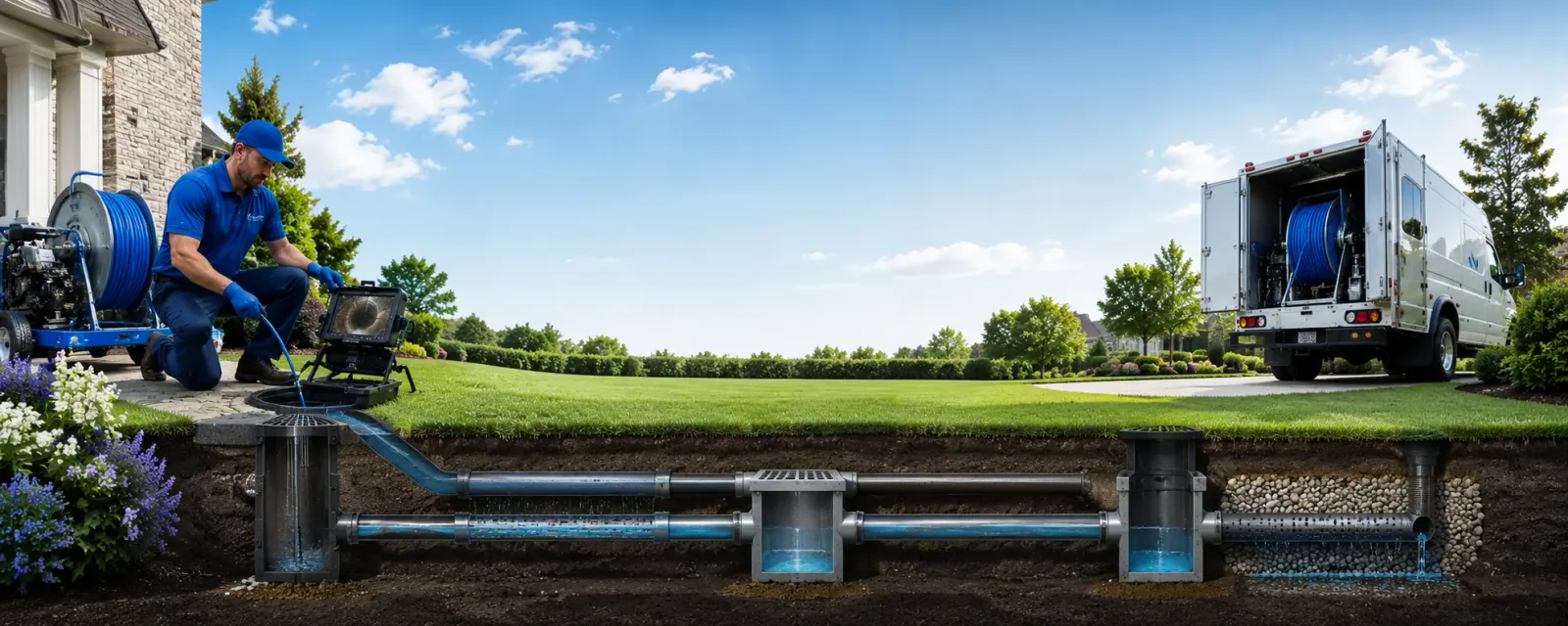 Outdoor drain cleaning information for Argos, IN